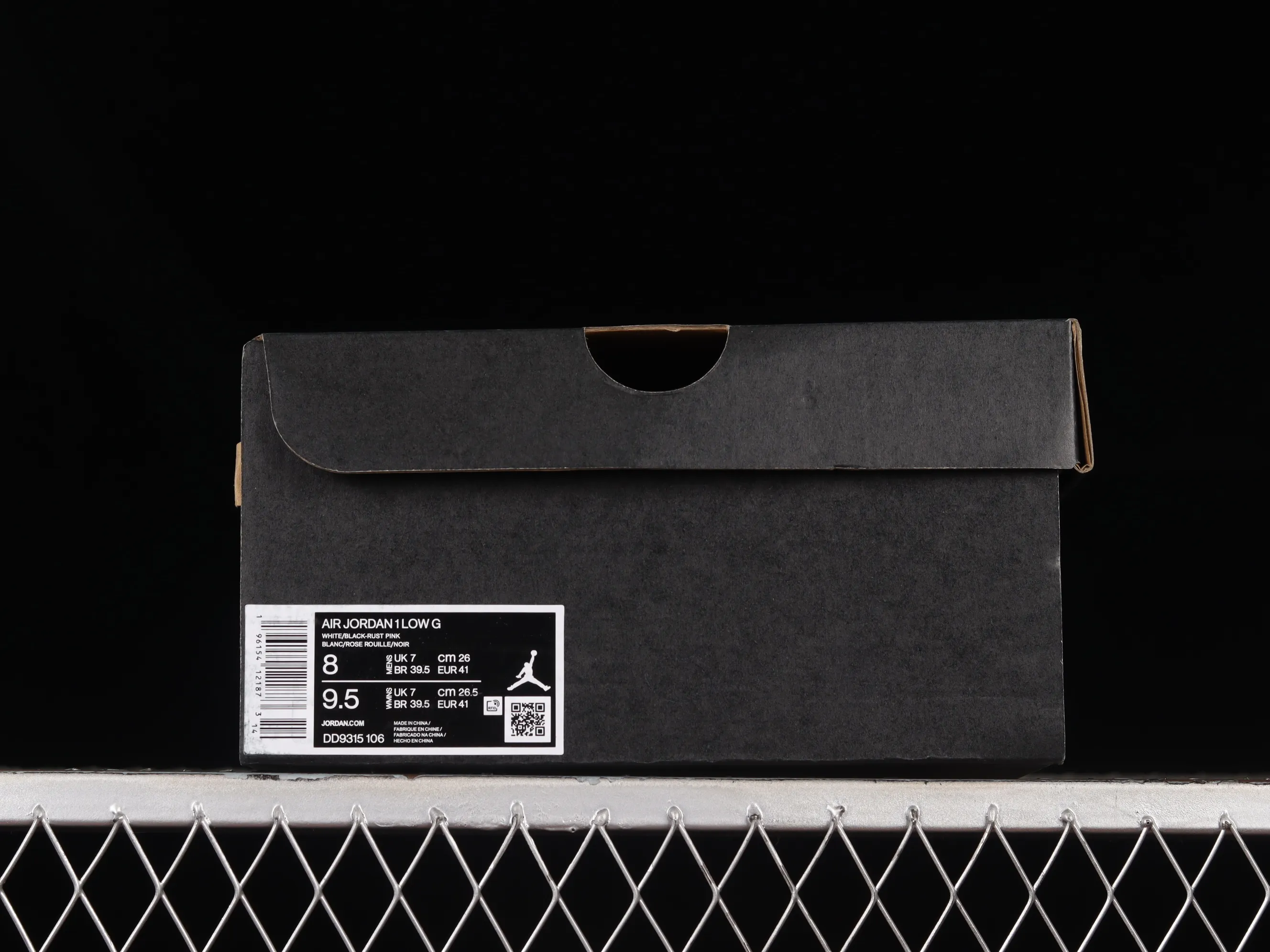 All categories Air Jordan Jordan series basketball shoes Air Jordan 1 Low G version pure original Air Jordan 1 Low Golf "Rust Pink" AJ1 Joe 1 new golf version black and white pink DD9315-106